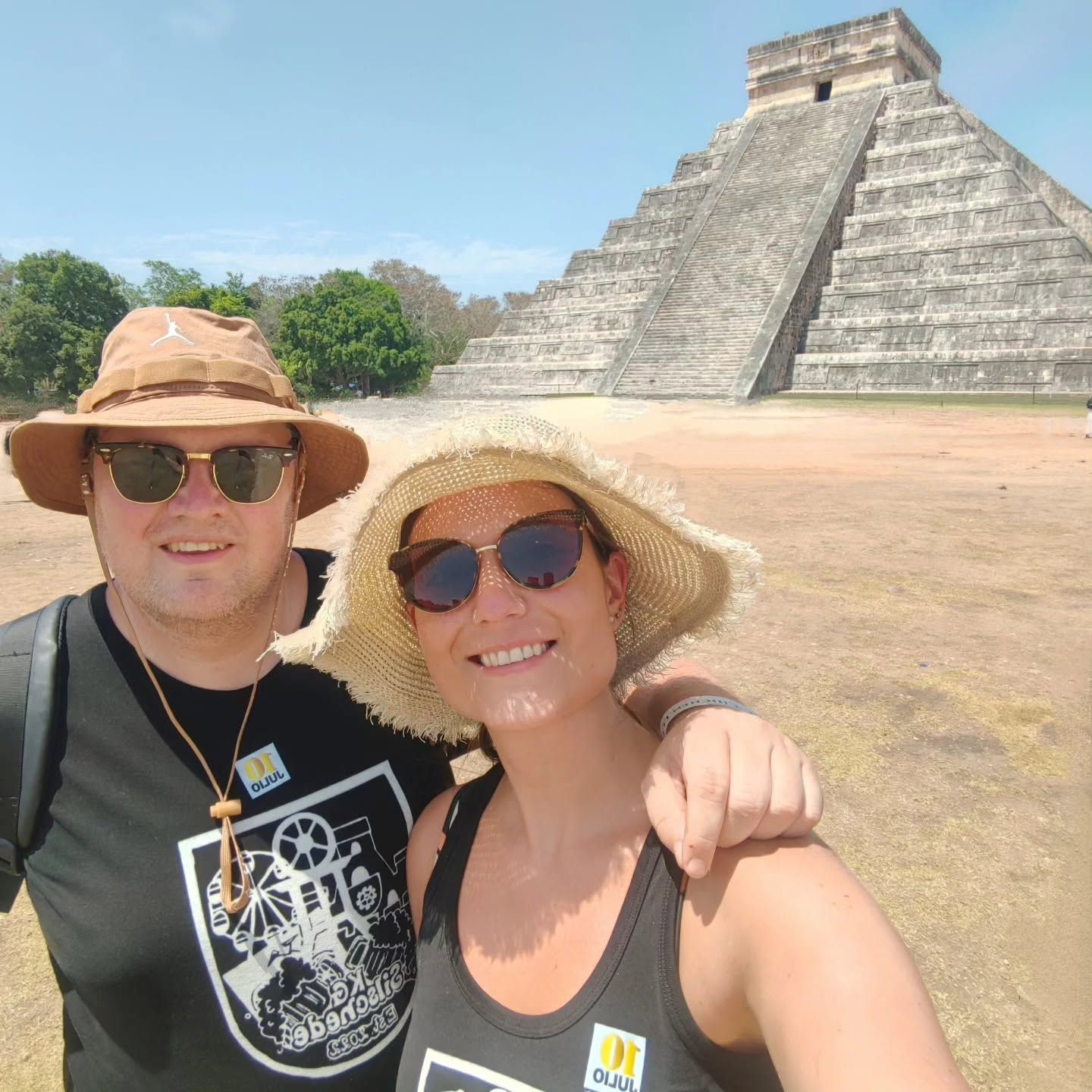 Urlaubsgruß im KG-Shirt: Chichén Itzá, Mexiko