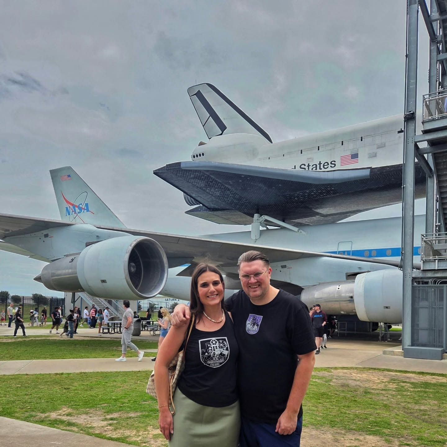 Urlaubsgruß im KG-Shirt: Space Center Houston, USA