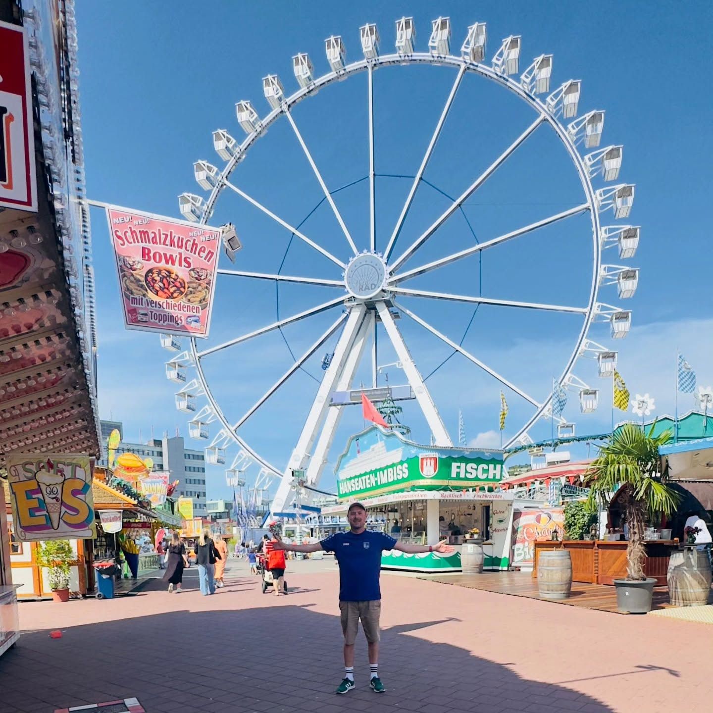 Urlaubsgruß im KG-Shirt: Hamburger DOM